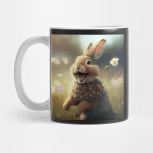 cheerful, laughing bunny Mug